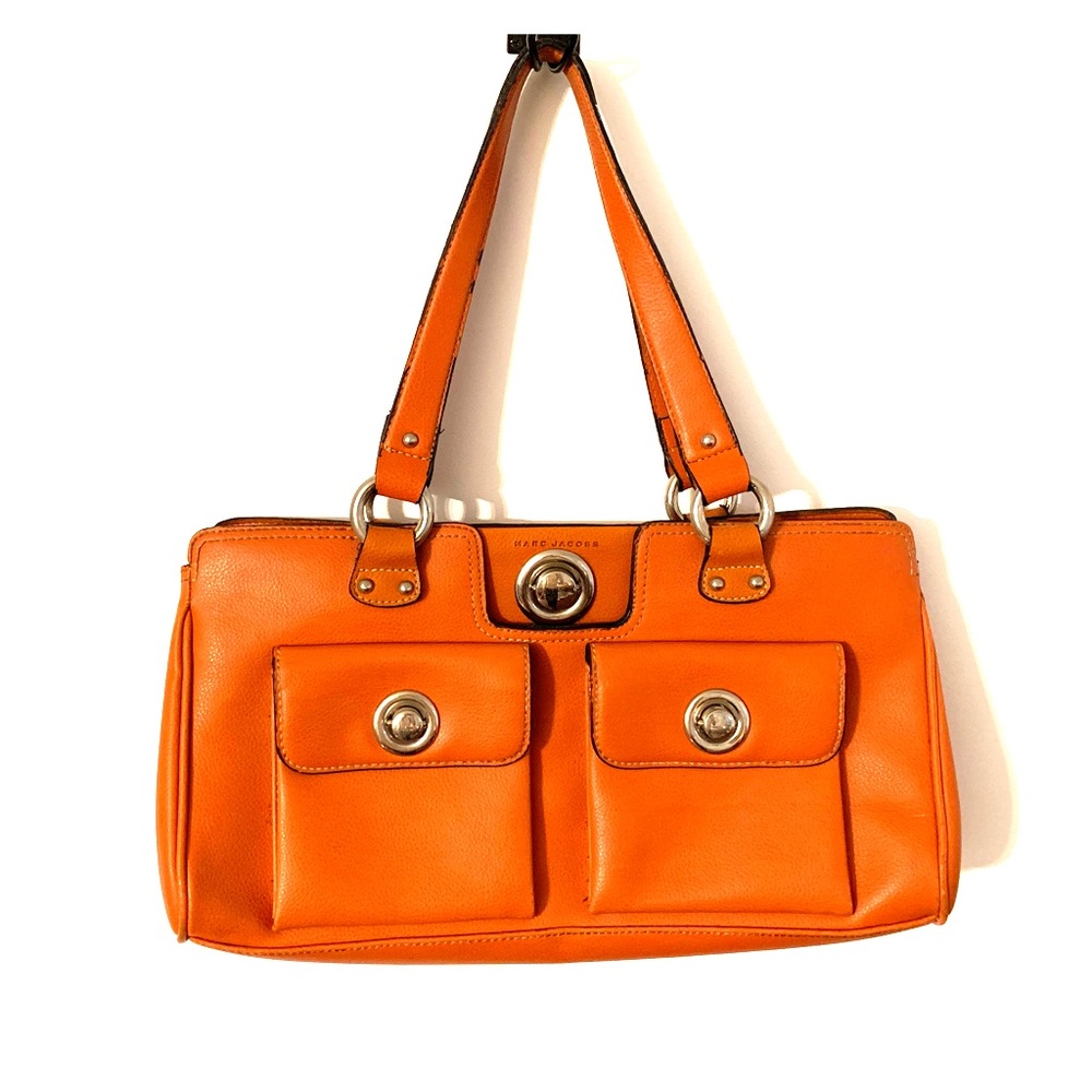 Marc Jacobs Orange leather tote/shoulder bag